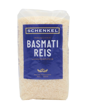 Schenkel Basmati Reis aus Indien, Langkornreis, 1kg